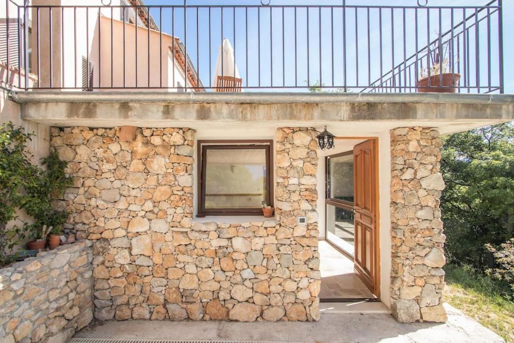 Bas De Villa Au Milieu Des Oliviers. Chateauneuf-Villevieille Экстерьер фото